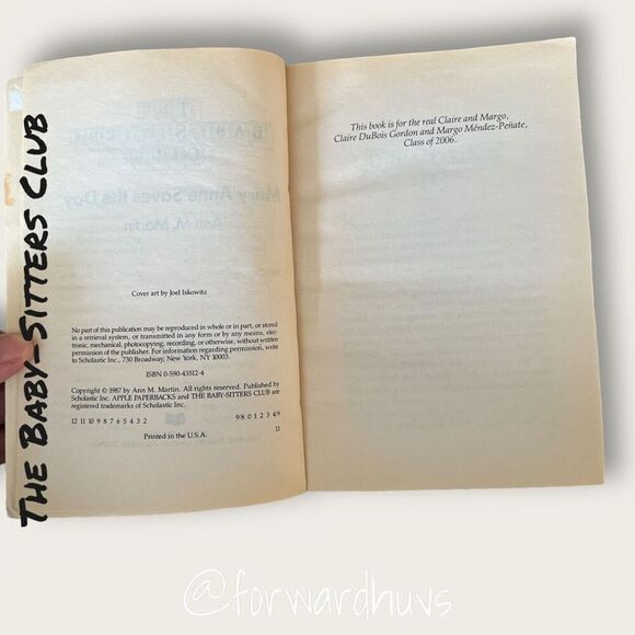 Bundle 3 for $15 | Baby-Sitters Club | Book #4 | 1987 POOR CONDITION - Picture 9 of 11